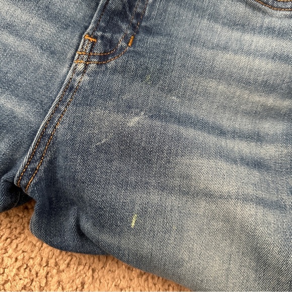 VERONICA BEARD Carly High-rise Jeans Bleach Splatter in Lava Stone Denim 26 / 2 - Picture 9 of 12